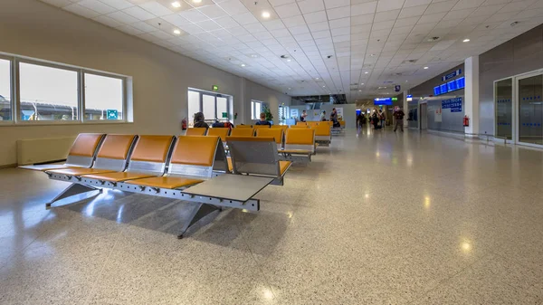 Waiting area on airport passenger terminal — Stock Photo, Image