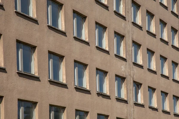 Fundo do edifício de concreto não pintado — Fotografia de Stock