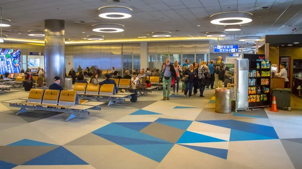 Waiting area on airport — Stock Photo, Image