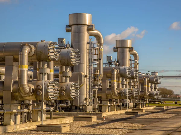 Natural gas processing site — Stock Photo, Image