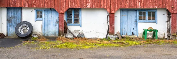 Farm részletesen panoráma Norvégia — Stock Fotó