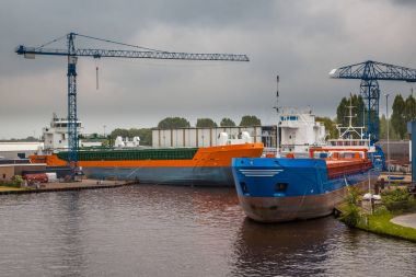 İç Gezinti gemiler bir Harbor