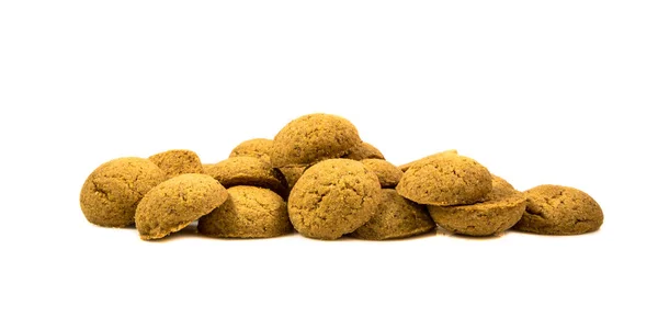 Pepernoten cookies sett från sidan — Stockfoto