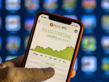 Grafik uygulamasıyla Kripto para birimi