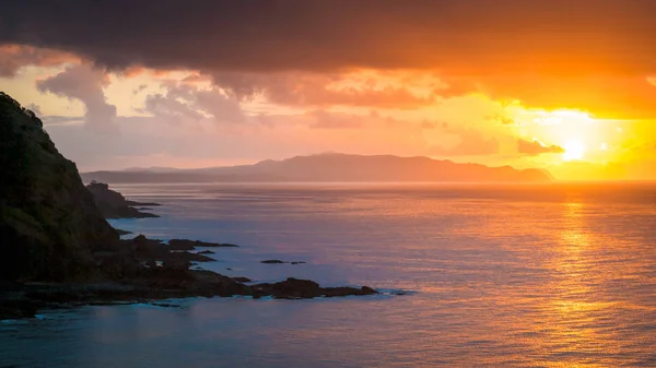 Pazifischer Ozean Sonnenaufgang Neuseeland — Stockfoto