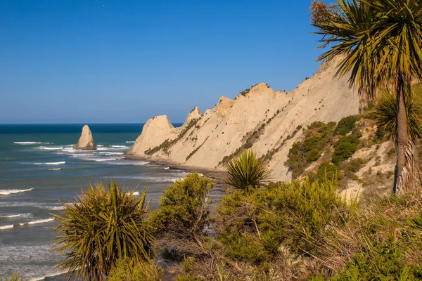 Veduta di Cape Kidnappers Nuova Zelanda — Foto Stock