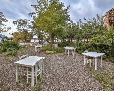 Restoranın açık Teras