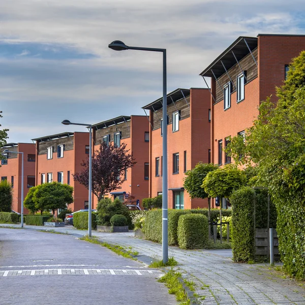 Modern futuristic neighborhood — Stock Photo, Image