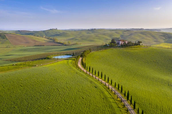 Vista aérea Toscana — Fotografia de Stock