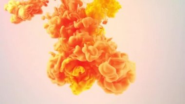 HD video renk mürekkep su.