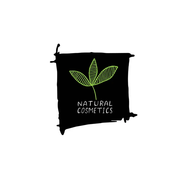 Designelement Für Naturkosmetik — Stockvektor