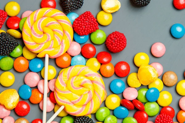 Colorful candy. top view — Stock Photo, Image