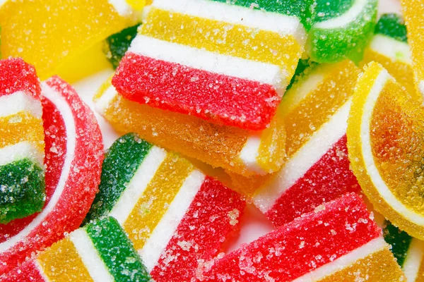 Mixed colorful candies background — Stock Photo, Image