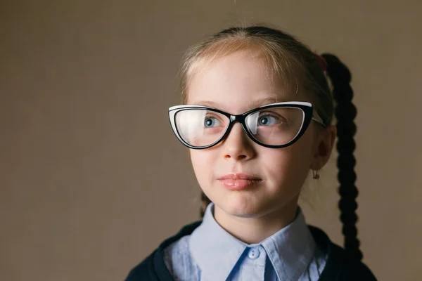 Szemüveg, kicsi lány — Stock Fotó