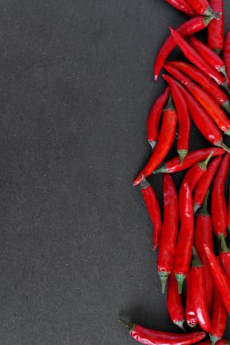 Kırmızı biber. kopya alanı