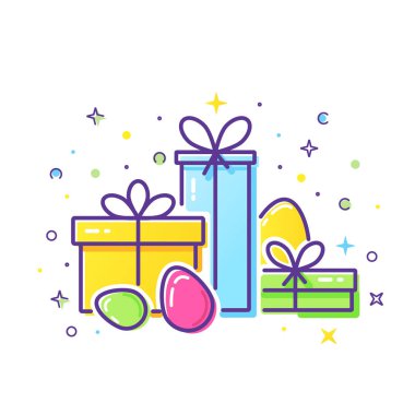 Paskalya vektör logosu.