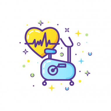 Sağlıklı yaşam afiş kavramı.