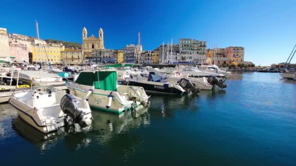 Casco antiguo de Bastia, Francia — Vídeos de Stock