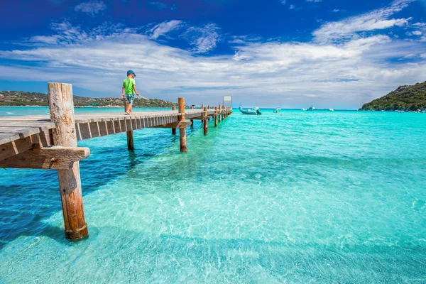 Santa Giulia beach, Corsica, Frankrijk — Stockfoto