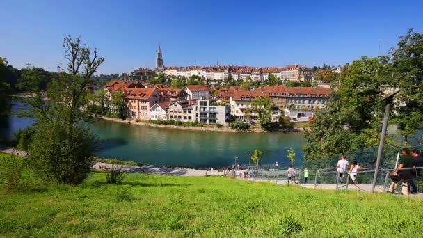 Elevator i Bern centrum . – Stock-video