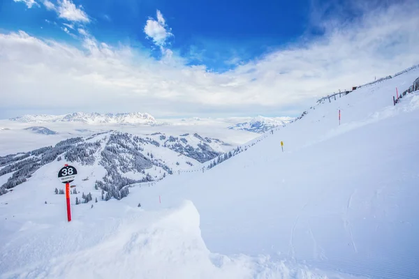 Kitzbuhel skigebied — Stockfoto