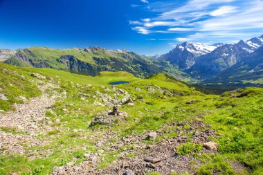 Grindelwald Mannlichen dan Panorama görünüm 