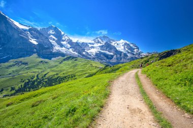 Grindelwald Mannlichen dan Panorama görünüm 