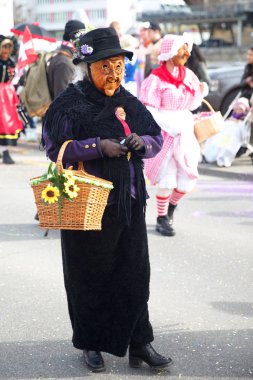 Geleneksel karnaval geçit Luzern