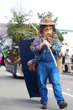 Geleneksel karnaval geçit Luzern