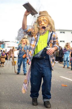 Geleneksel karnaval geçit Luzern