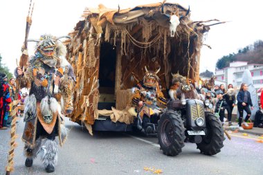 Geleneksel karnaval geçit Luzern