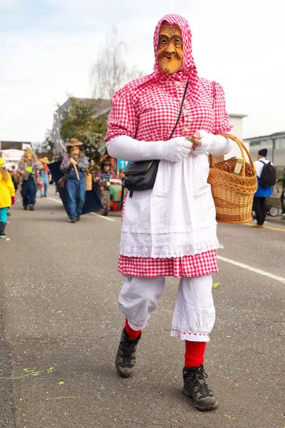 Geleneksel karnaval geçit Luzern