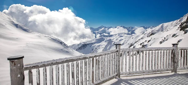 Alpi austriache in Zillertal arena — Foto Stock