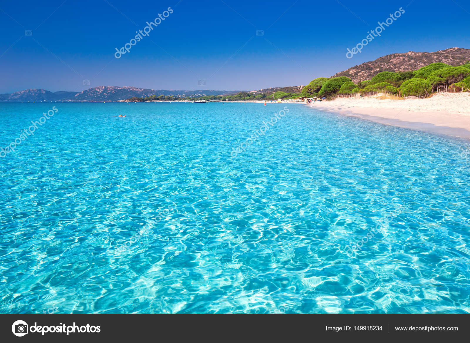 Plage De Sable Fin De Palombaggia Photographie Gevision