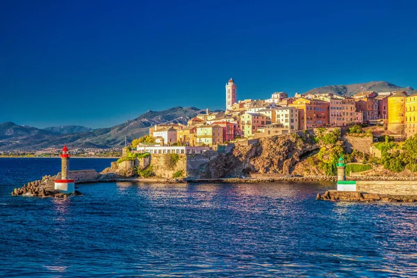 Oude centrum van de stad Bastia — Stockfoto