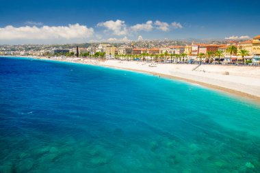 Beach promenade de Nice şehir merkezi