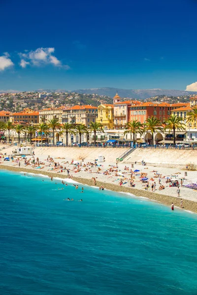 Beach promenade de Nice şehir merkezi