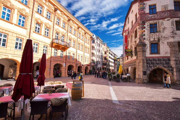 Иннсбрук Австрия Марта 2017 Года Сити Центре Города Столица Тироль — стоковое фото