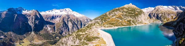 Gelmermeer Bij Grimselpass Zwitserse Alpen Gelmersee Zwitserland — Stockfoto