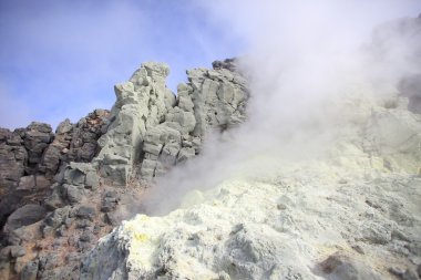Üst Mt.Yakedake, Kuzey Alpler, Nagano, Japonya