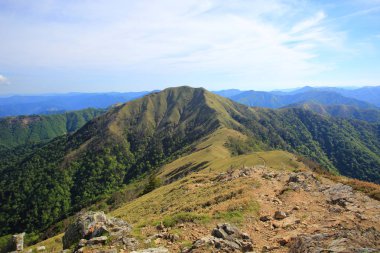 Mt.tsurugi, ikinci en yüksek dağı Güney Japonya