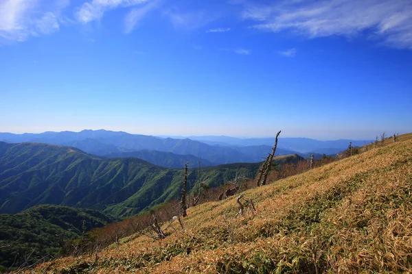 Mt.Tsurugi, drugi najwyższy szczyt w południowej Japonii — Zdjęcie stockowe