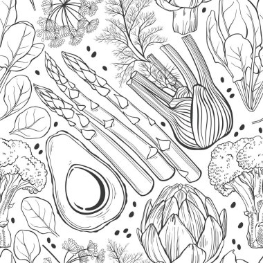 kesintisiz sebze desen