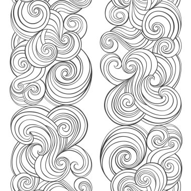 Dalgalı kusursuz desen  