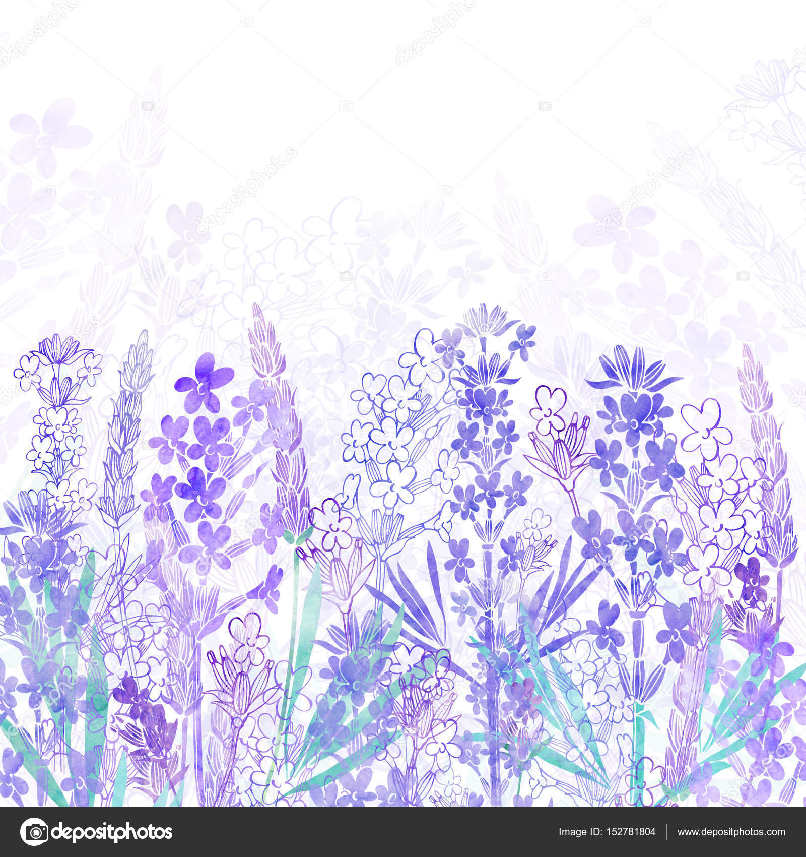 Floral background with lavender flowers Stock Photo by ©maritime_m 152781804