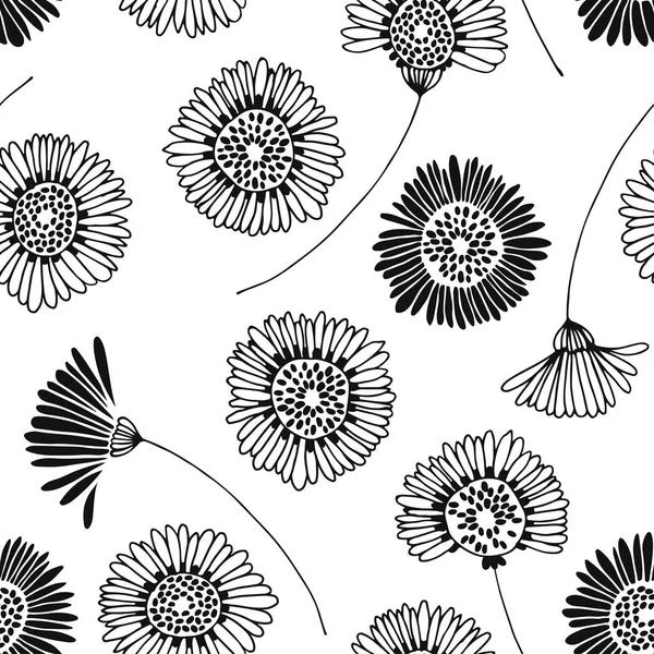 Seamless floral pattern — Stock Vector