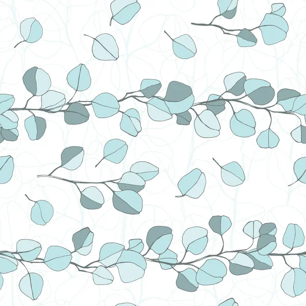 Patrón floral sin costuras — Vector de stock