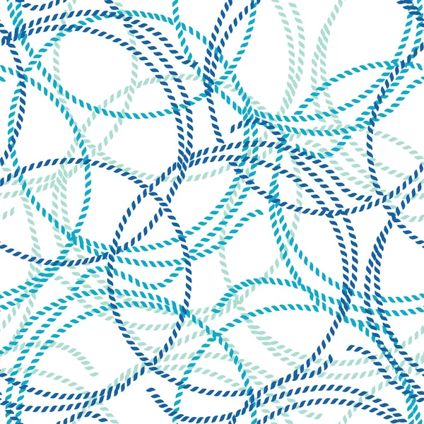 Modèle avec cordes de mer — Image vectorielle
