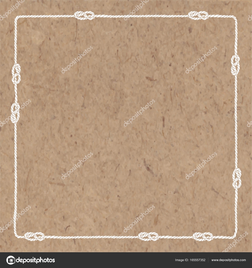 Rope with nautical knots frame Stock Vector Image by ©maritime_m #165557352