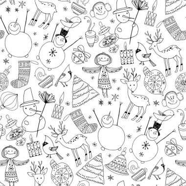 Siyah ve beyaz şenlikli sembolleri